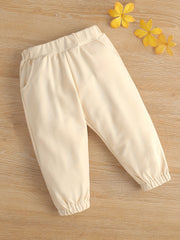 Baby Girl s Solid Tunic Sweatpants Kid s Casual Trousers