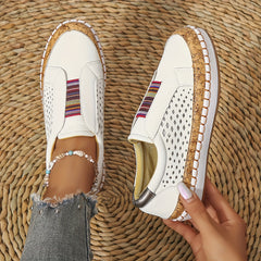 Women's Hollow Out Slip-On Sneakers Lightweight Loafers