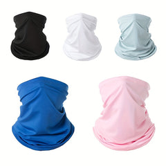 4 Pack Motorcycle Face Mask Neck Gaiter Scarf Breathable Sunscreen Cover