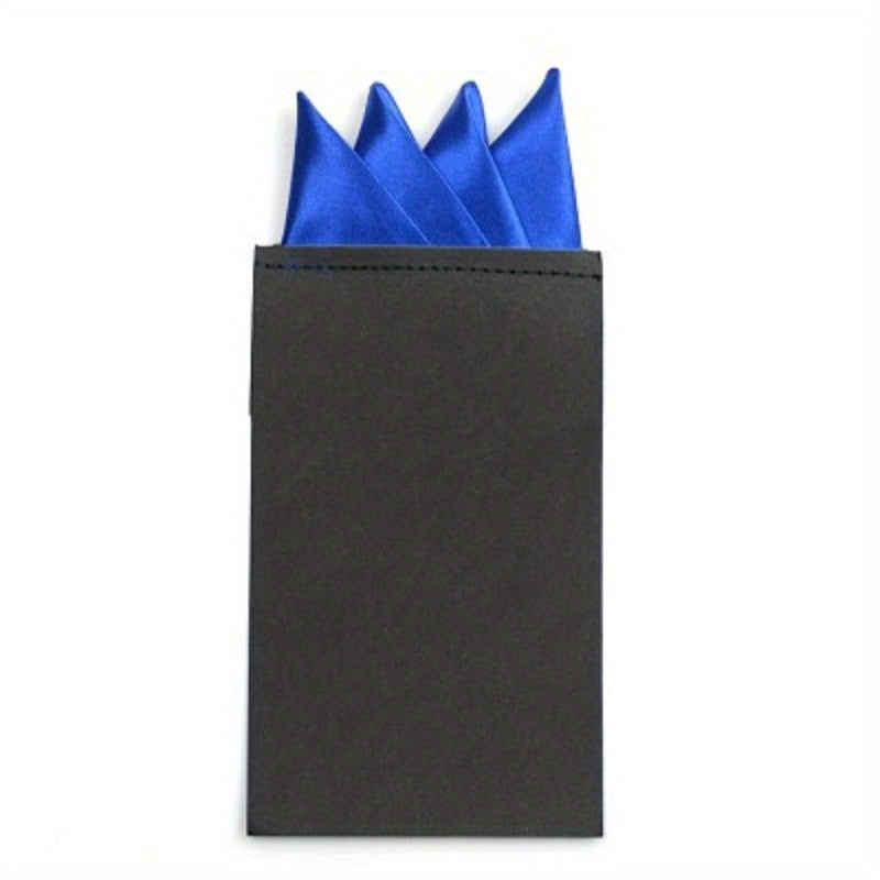 Men's Pocket Scarf Business Accessory Solid Square Handkerchief