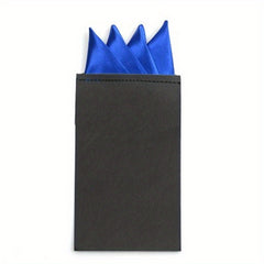 Men's Pocket Scarf Business Accessory Solid Square Handkerchief