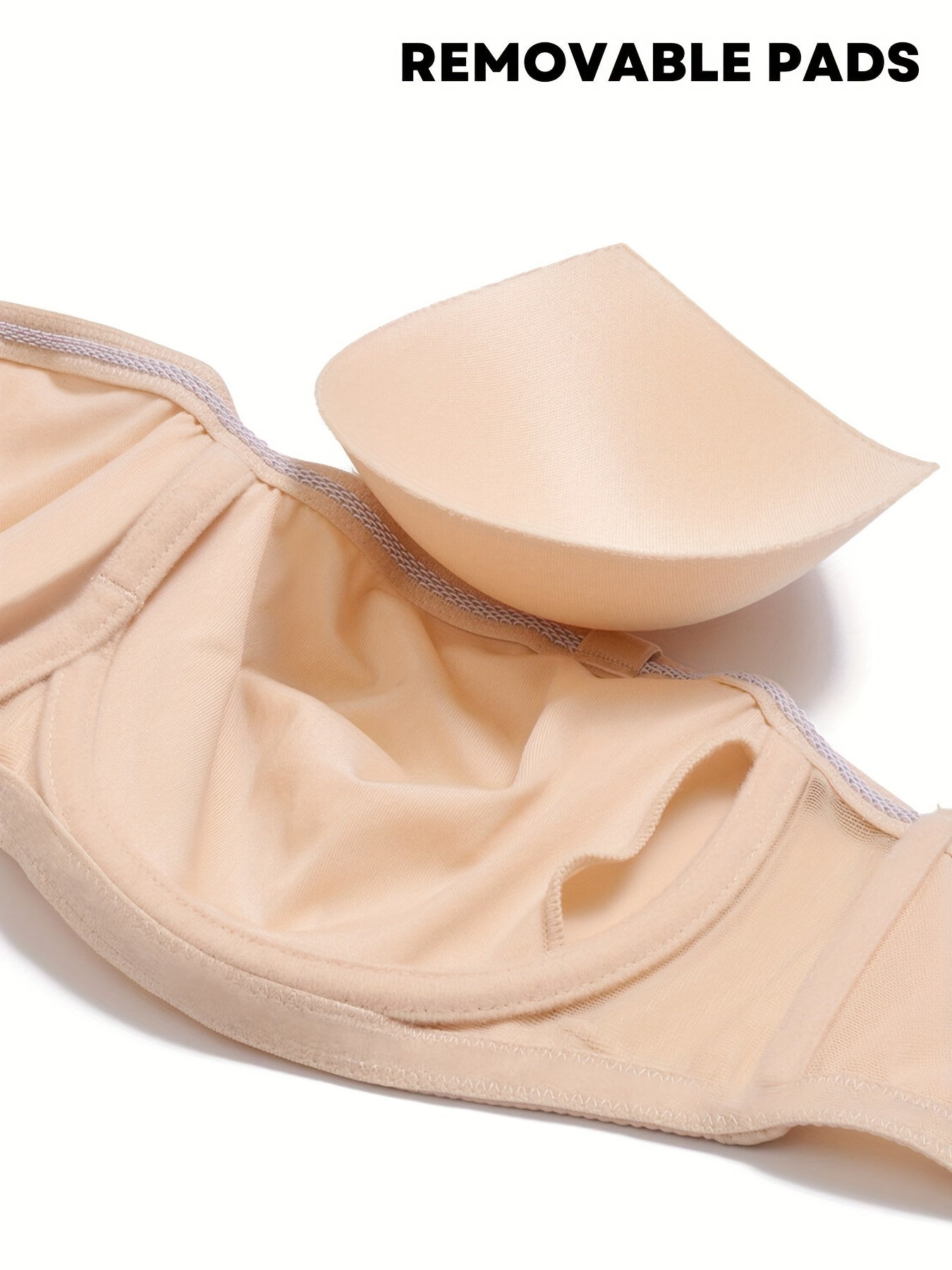 Strapless Bandeau Bra Soft Push-Up Everyday Lingerie