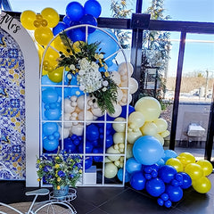 153pcs Lemon Balloon Wreath Arch Set for Lemonade Parties Baby Showers