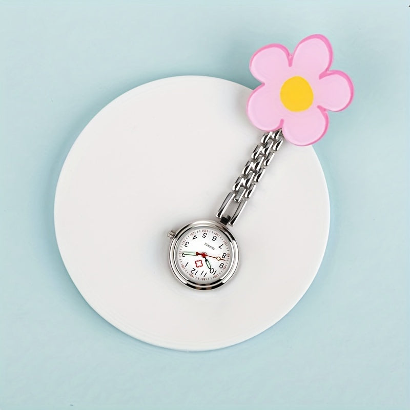 Nurse Pocket Watch Cartoon Students Digital Watch