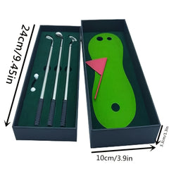 Golf Pen Set Mini Desktop Golf Ball Pen Gift For Desk Games Office & School