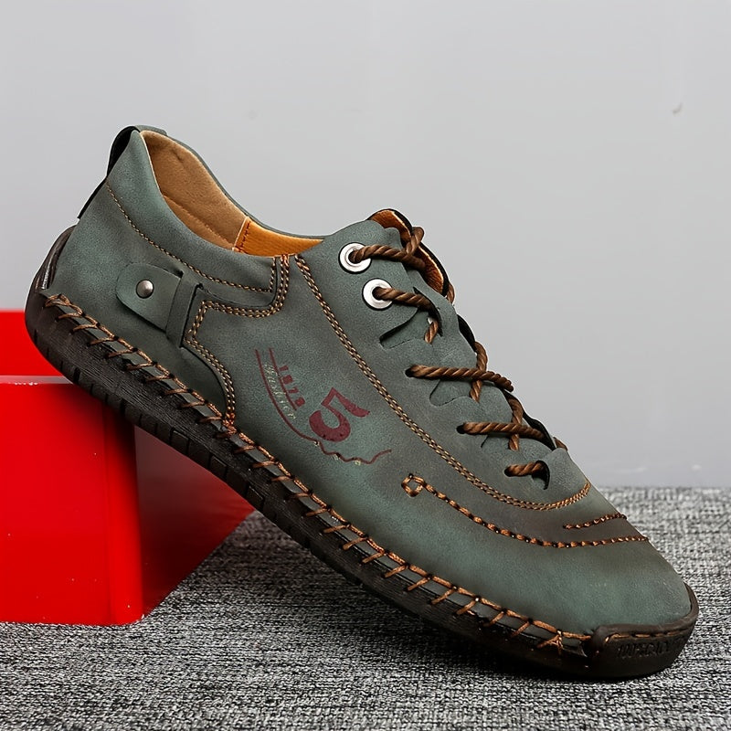 Men's Stitching Casual Shoes Outdoor Flat Shoes Walking Sneakers