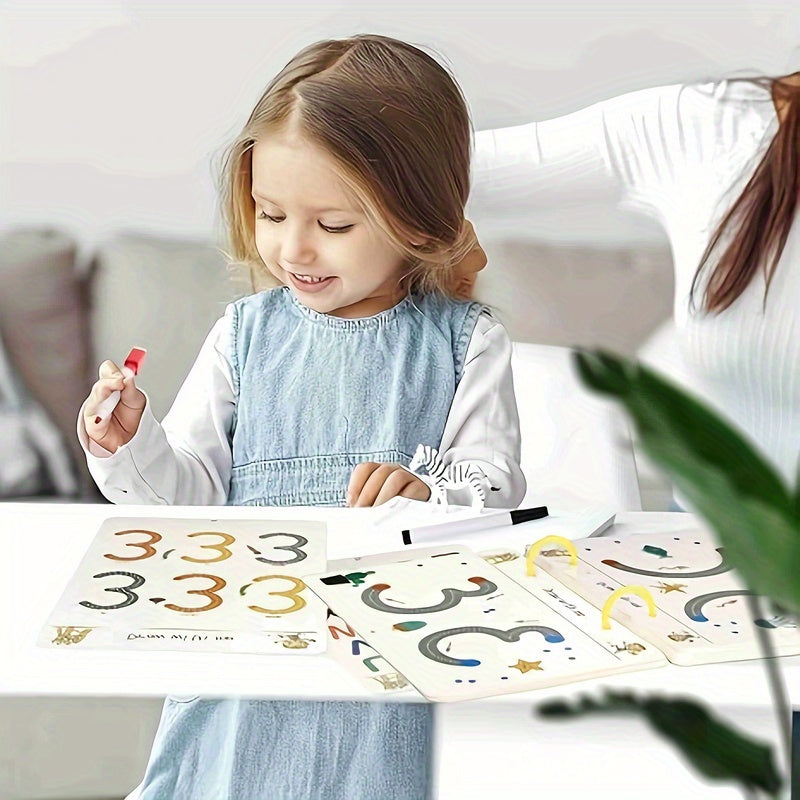 Educational Tracing Book & Writing Board for Preschoolers