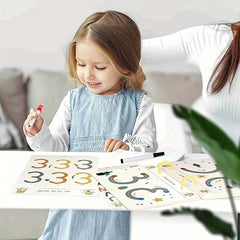 Educational Tracing Book & Writing Board for Preschoolers