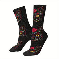 Mexican Skulls Crew Socks Hip Hop Crazy Outdoor Sports Funny Socks