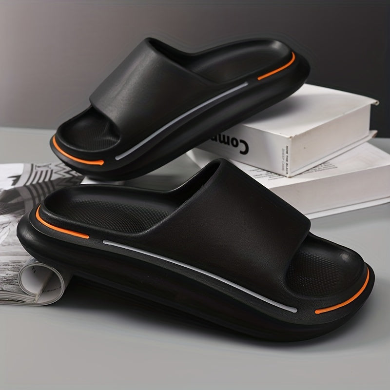 Men's Stripper Slippers Outdoor Slides Thick Sole