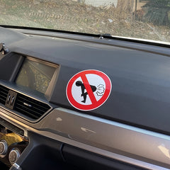 No Smoking PVC Decal Car Sticker 12 4 7 4 7in