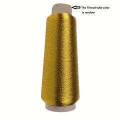 Golden Silvery Embroidery Thread Polyester Sewing Accessories