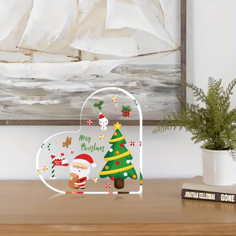 Christmas Acrylic Love Decoration - Home Party Wedding Room Decor