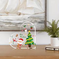 Christmas Acrylic Love Decoration - Home Party Wedding Room Decor