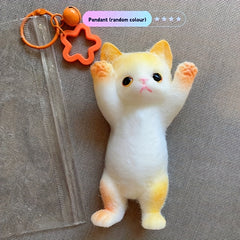 Soft Rubber Kitten Squeeze Toy Plush Action Toy Ages 3+