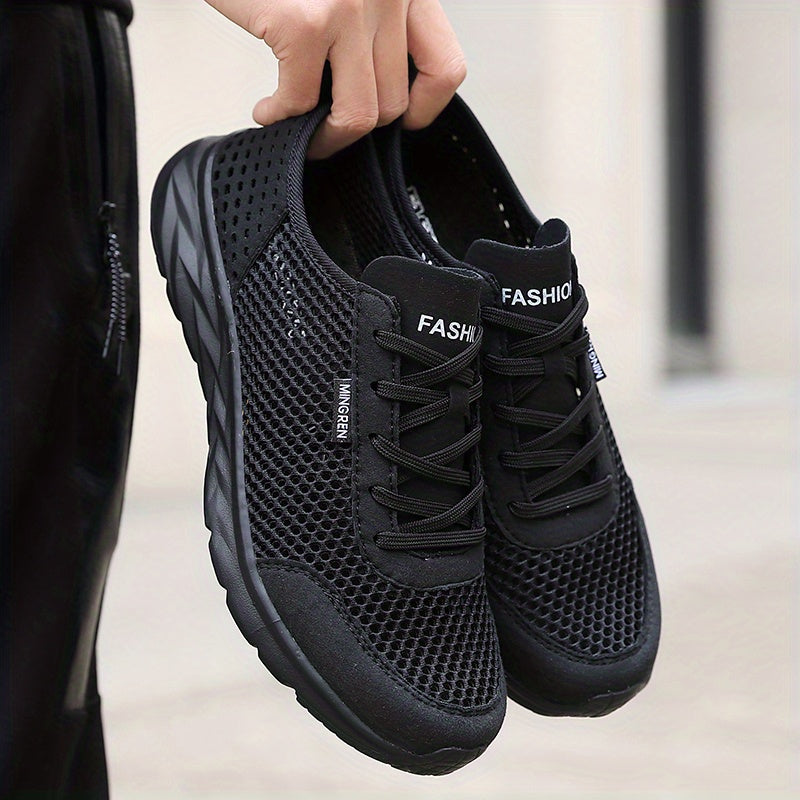 Men's Lace Up Sneakers Casual Walking Shoes Comfortable And Breathable
