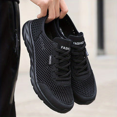 Men's Lace Up Sneakers Casual Walking Shoes Comfortable And Breathable