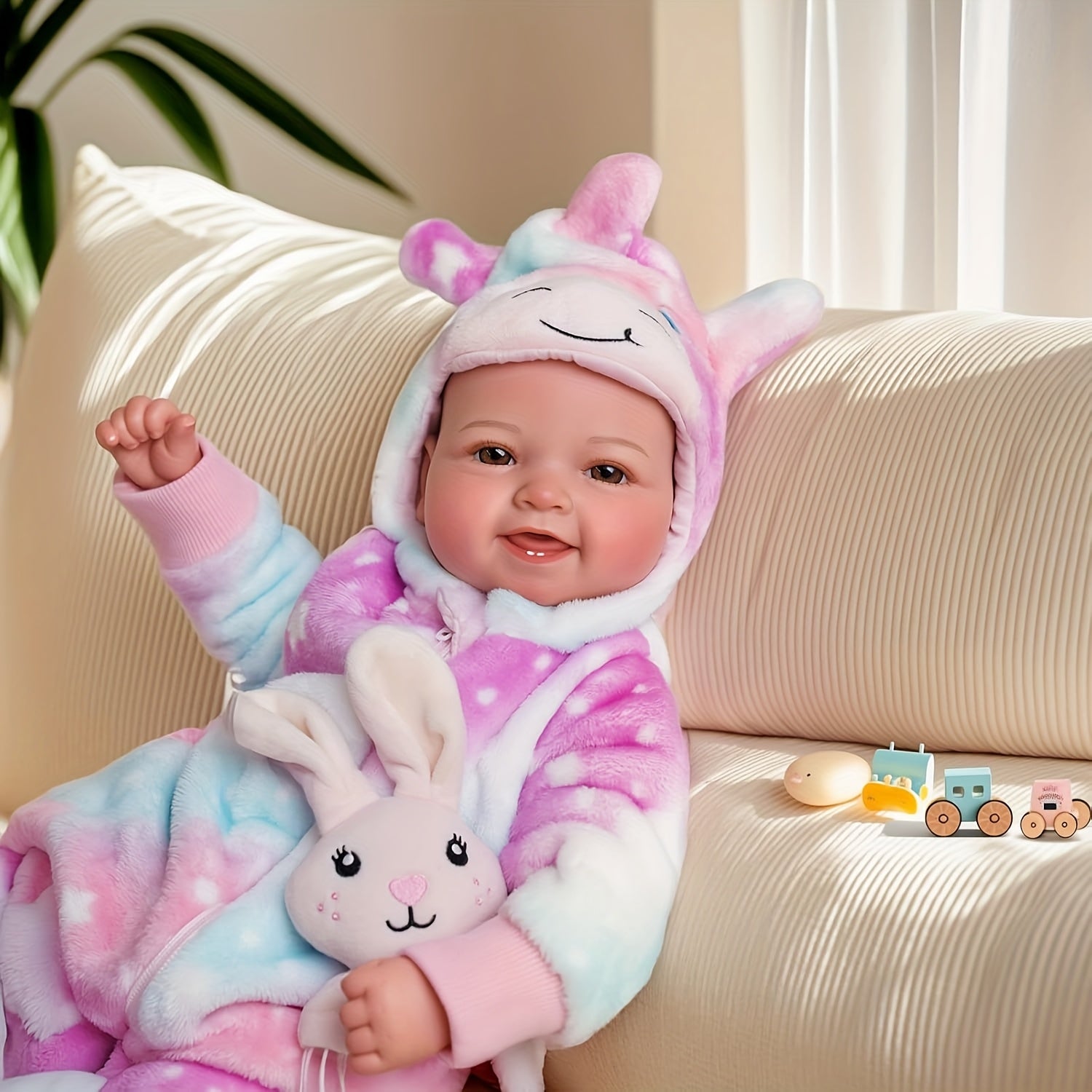 BABESIDE Baby Dolls 43 Large Realistic Soft Body Baby Doll Set for 3-Year-Olds