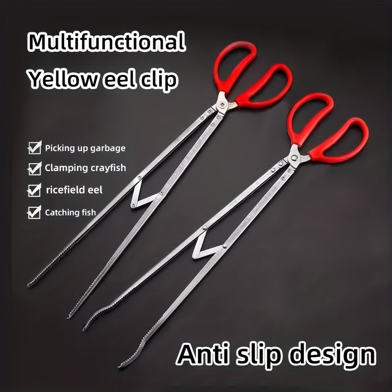 Multifunctional Seafood Scissors Eel Pliers Stainless Steel Clip