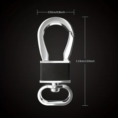 4pcs Metal Carabiner Keychain Portable Key Holder for Camping Hiking