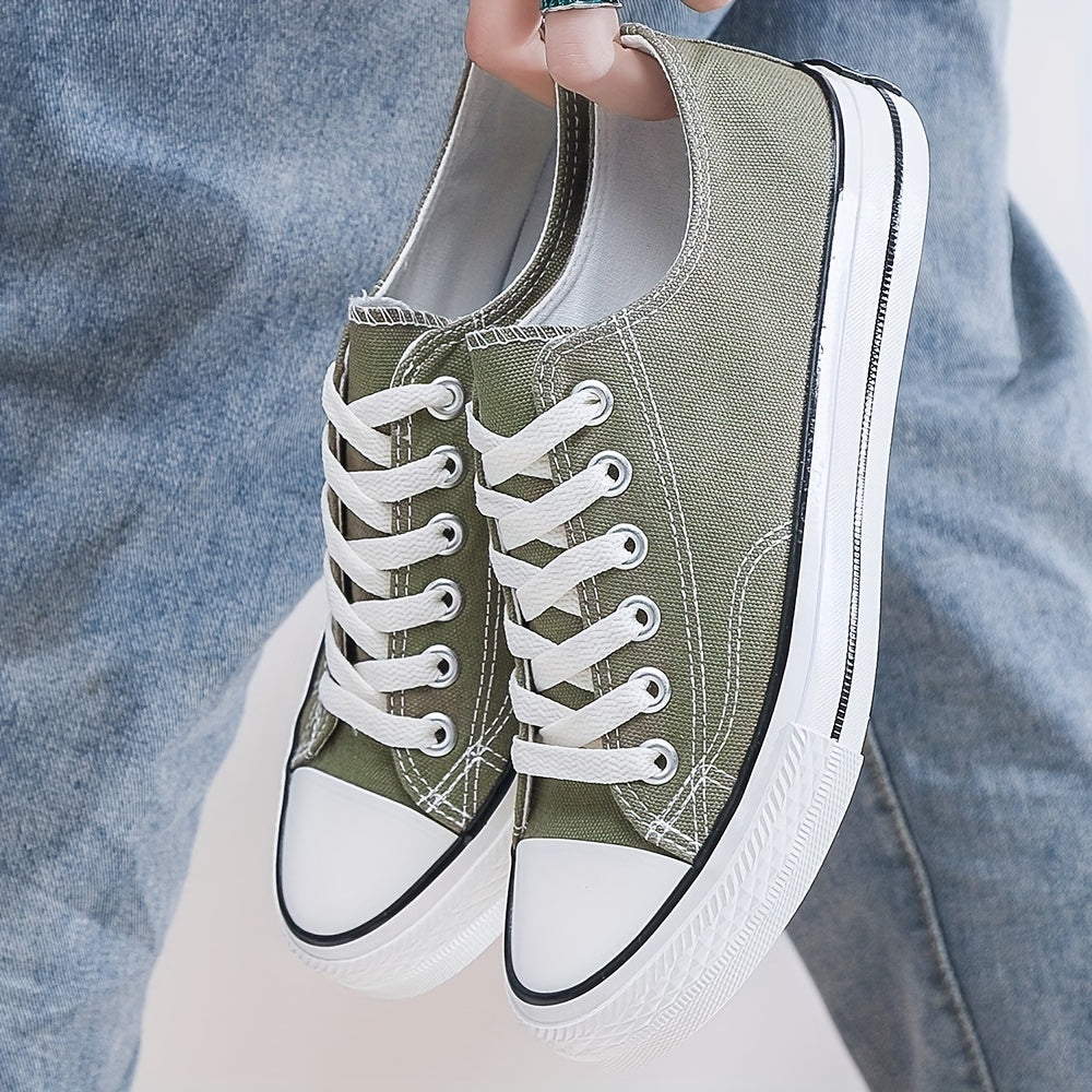 Men's Low Top Canvas Shoes Summer Breathable Non Slip