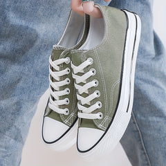 Men's Low Top Canvas Shoes Summer Breathable Non Slip