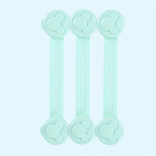 3pcs Baby Safety Locks Drawer Locks Multifunctional Baby Protection Locks