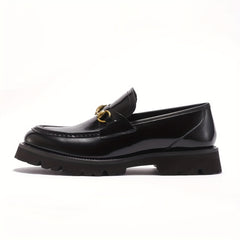 Men's Slip On Loafer Shoes Casual Anti skid Platform Shoes