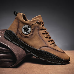 Men's Ankle Boots Casual Walking Sneakers Rubber Sole