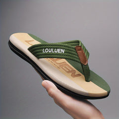 Men's Block Thong Sandals Non Slip Flip-flops