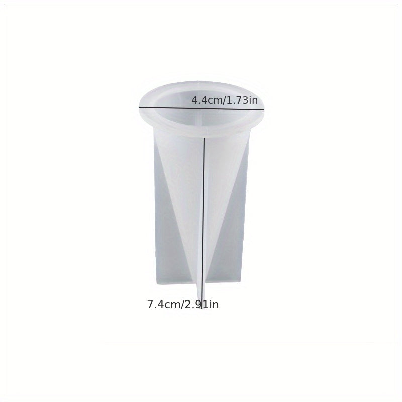 Ring Holder Silicone Molds Epoxy Resin Cone Pyramid Silicone Resin Molds