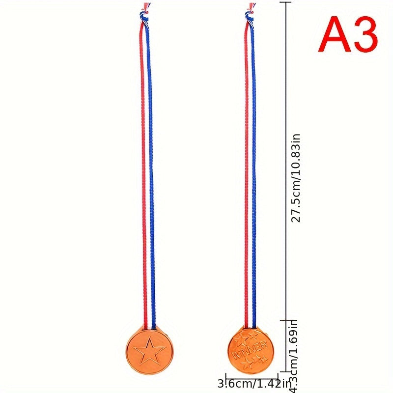 1pc Plastic Winners Medals Sports Party Prize Awards Medals