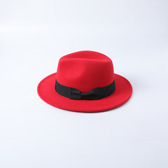 Vintage Style Solid Bow Hat Warm Fuzzy French Sunshade Hat