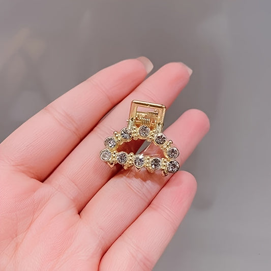 Pearl Rhinestone Hair Clip Vintage Hairpin