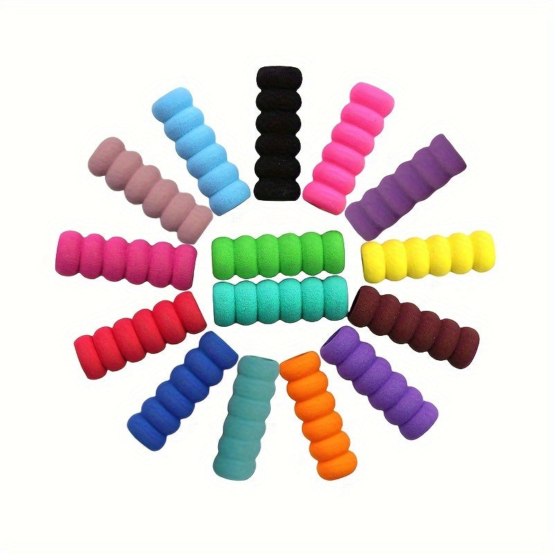 12pcs Wooden Pencils w/ Soft Foam Grips for Easy Writing