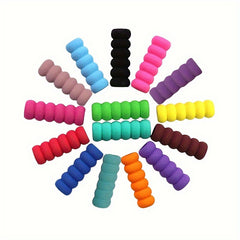 12pcs Wooden Pencils w/ Soft Foam Grips for Easy Writing