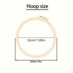 Floral Embroidery Kit With Hoop Beginner Practice Set