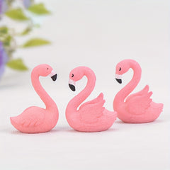 2pcs Flamingo Statues for Tropical Outdoor Decor
