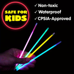 6pcs Concert Fluorescent Stick Christmas Party Supplies