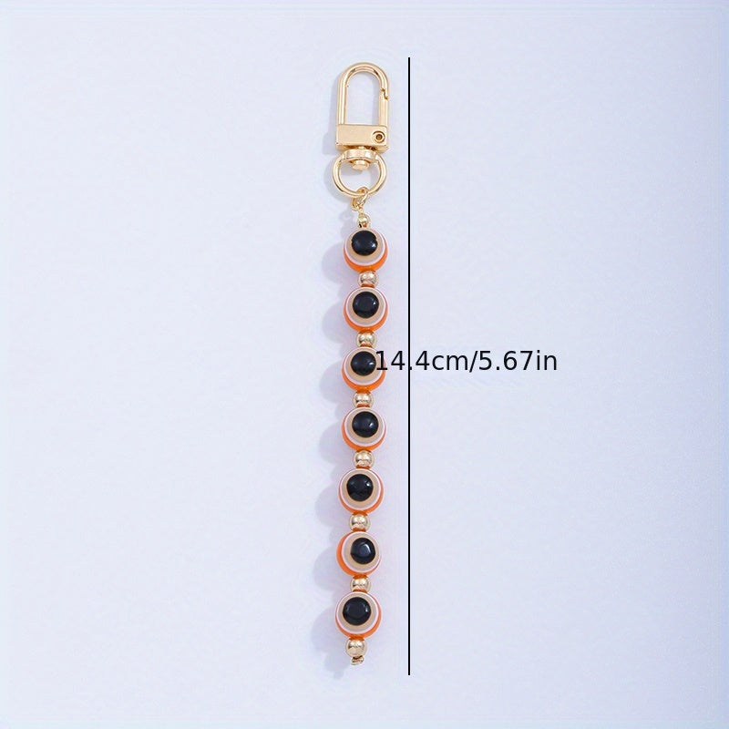 DIY Evil Eyes Lucky Keychain for Woman and Men
