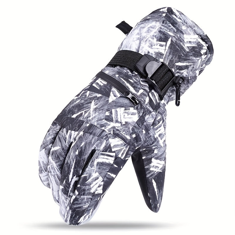 Unisex Waterproof Winter Ski Gloves for Snowboarding