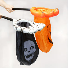 Hollow Out Hand Candy Bag Halloween Reusable Candy Bucket