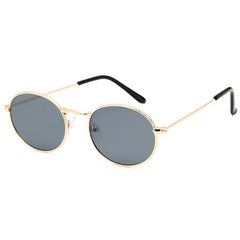 Oval Sunglasses Metal Frame
