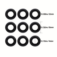 100pcs Wacky Worm Rings for Senko Style Worms Soft Baits