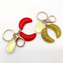 Retro Lucky Keychain Pendant Classic Golden Ornament Gift
