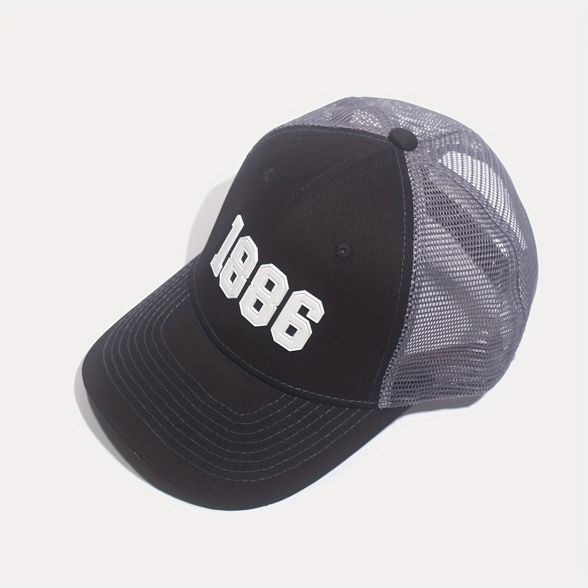 1886 Block Mesh Hat Trucker Baseball Cap