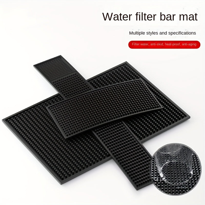 Rubber Dish Drying Mat Non-slip Kitchen Bar Mat