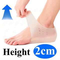 1pair Invisible Height Increase Insoles Soft Arch Support Insoles