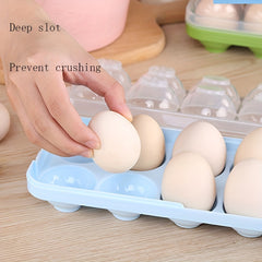 Multipurpose Fridge Egg Storage Box Double Layer Lid