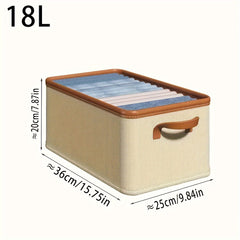 Waterproof Clothing Storage Box with Pu Edged - Multiple Sizes